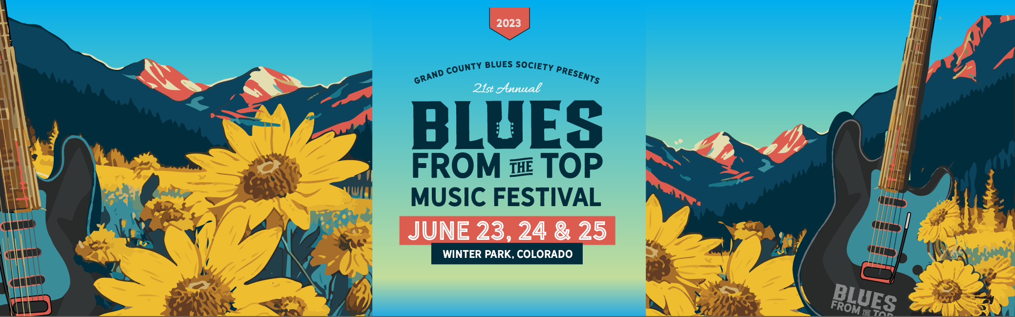 Blues from the top music festival 2023 winter park colorado June 23 - 25